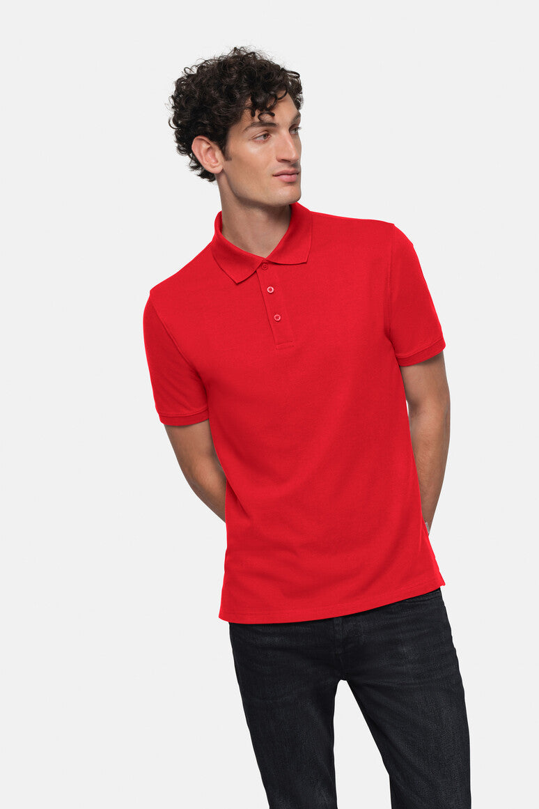 HAKRO Poloshirt Bio-Baumwolle - Rot - 5