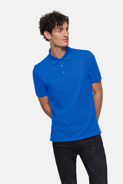 HAKRO Poloshirt Bio-Baumwolle - Royalblau - 5