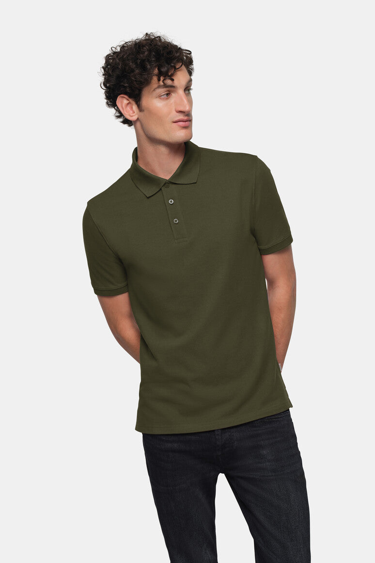 HAKRO Poloshirt Bio-Baumwolle - Olive - 5