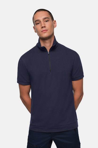 HAKRO Zip-Shirt Piqué MIKRALINAR® ECO - Tinte - 5