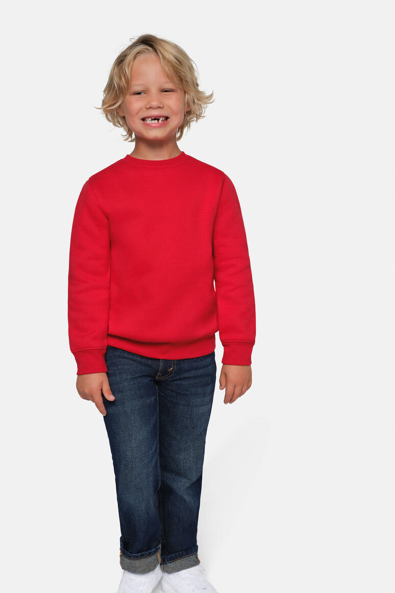 HAKRO Kinder Sweatshirt Bio-Baumwolle - Rot - 5