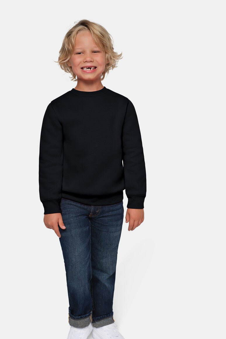 HAKRO Kinder Sweatshirt Bio-Baumwolle - Schwarz - 5