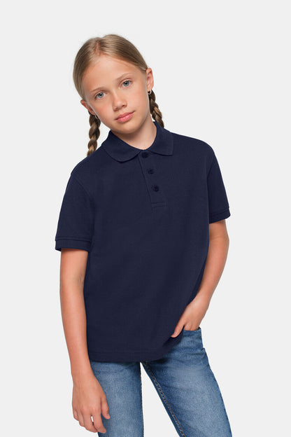 HAKRO Kinder Poloshirt Bio-Baumwolle - Tinte - 5