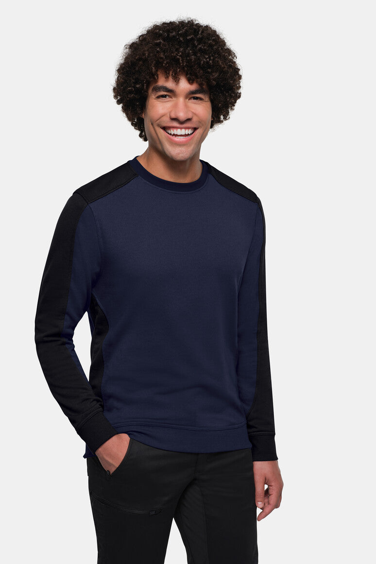 HAKRO Sweatshirt Contrast MIKRALINAR® ECO - Tinte/schwarz - 5