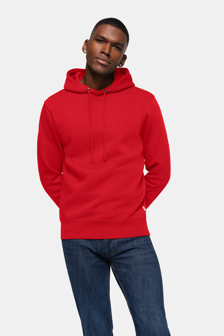 HAKRO Kapuzen-Sweatshirt Bio-Baumwolle - Rot - 5