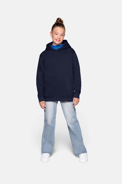 HAKRO Kinder Kapuzen-Sweatshirt Bio-Baumwolle - Tinte - 5