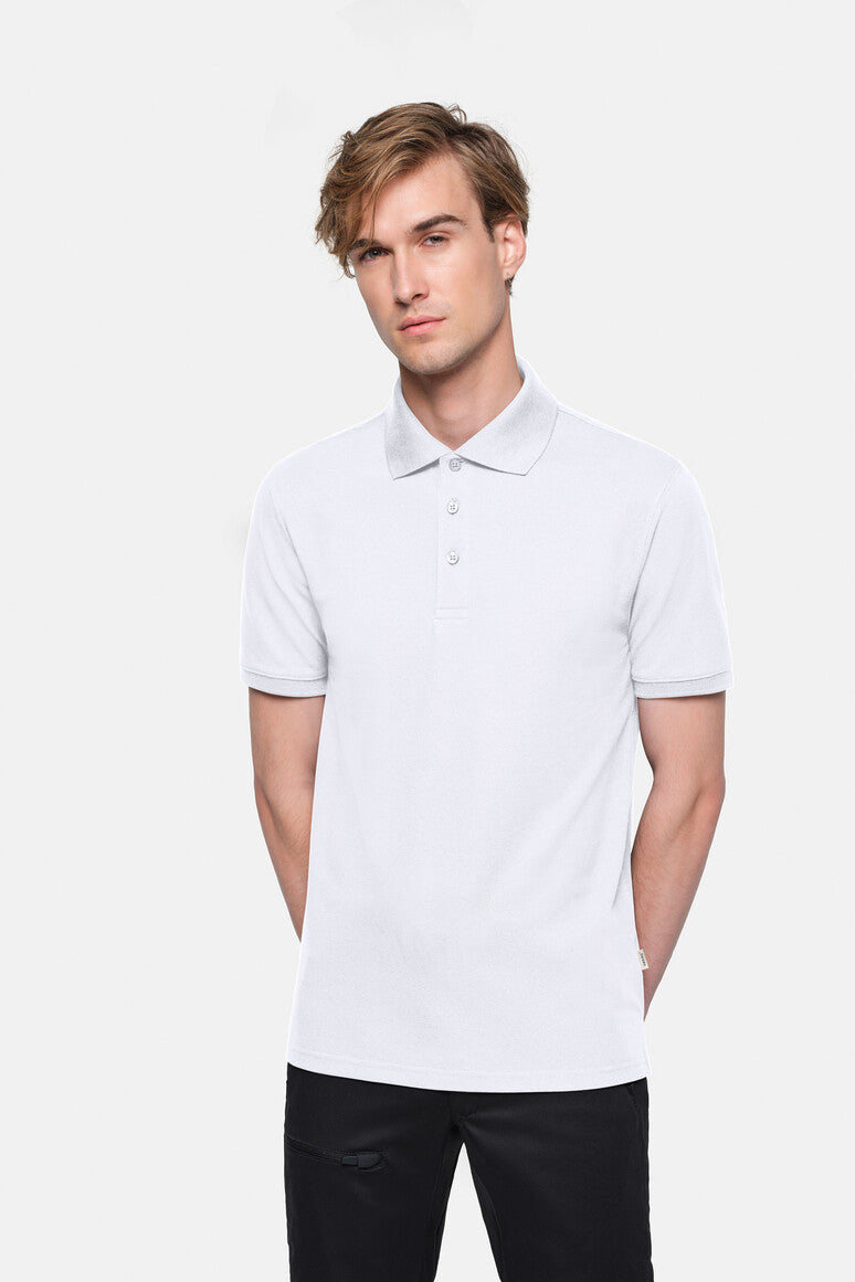HAKRO Poloshirt MIKRALINAR® ECO - Weiß - 5