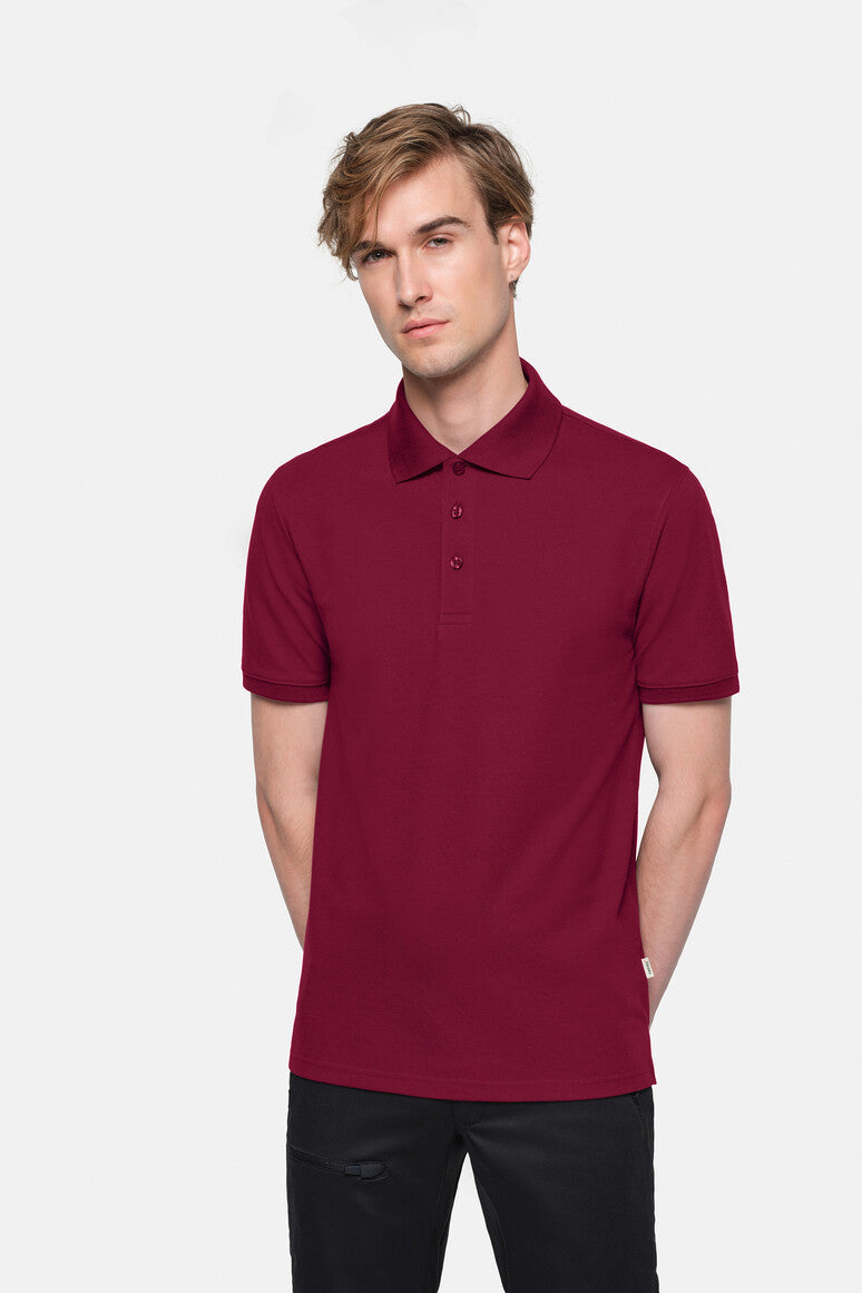 HAKRO Poloshirt MIKRALINAR® ECO - Weinrot - 5