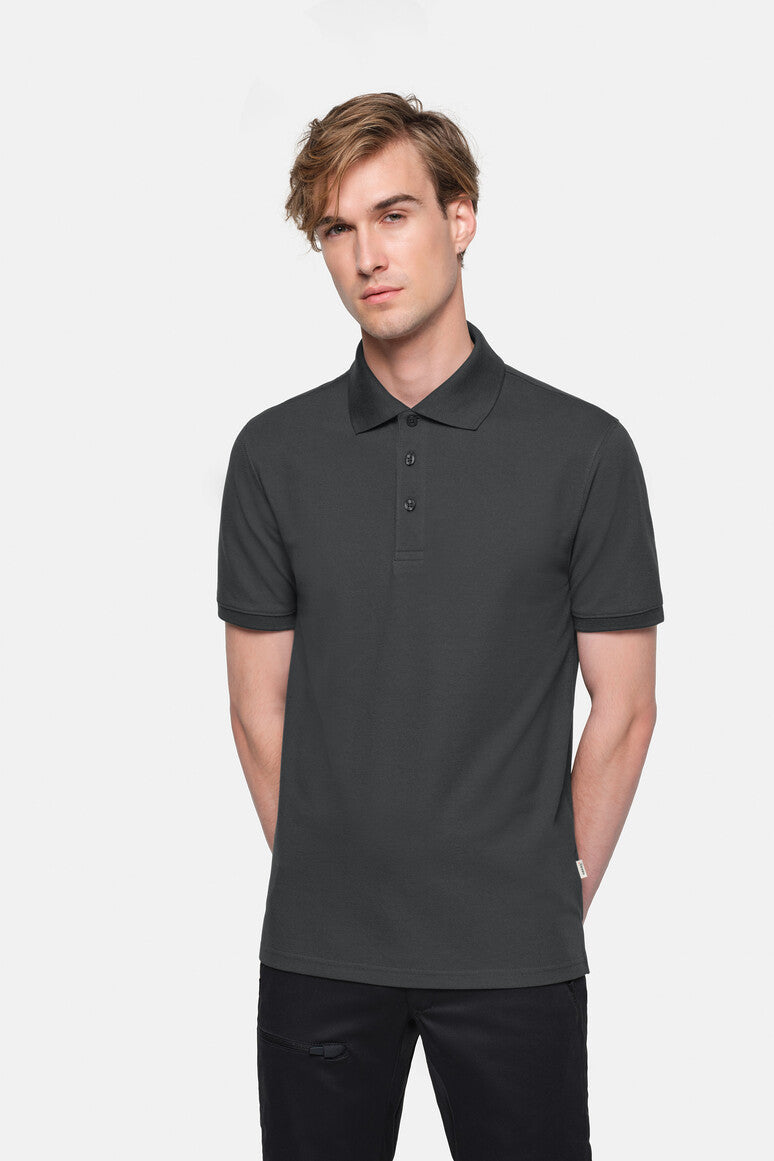 HAKRO Poloshirt MIKRALINAR® ECO - Karbongrau - 5