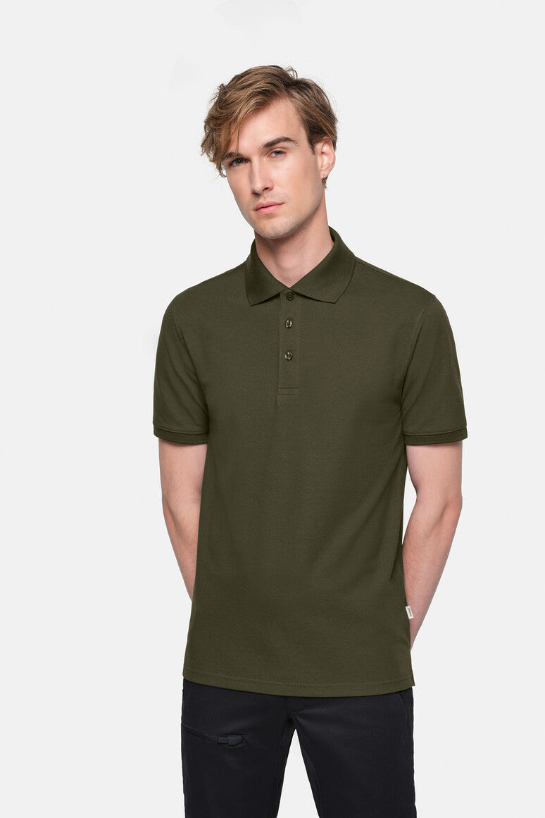 HAKRO Poloshirt MIKRALINAR® ECO - Olive - 5
