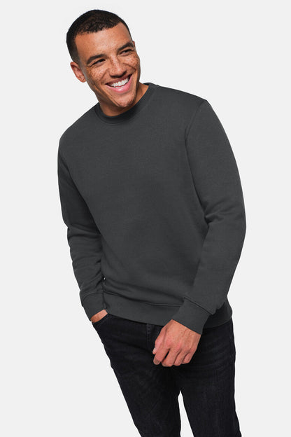 HAKRO Sweatshirt Bio-Baumwolle - Karbongrau - 5