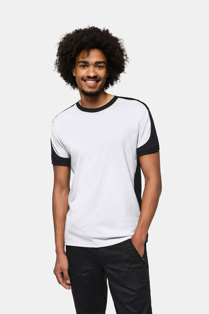 HAKRO T-Shirt Contrast MIKRALINAR® ECO - Weiß/schwarz - 5