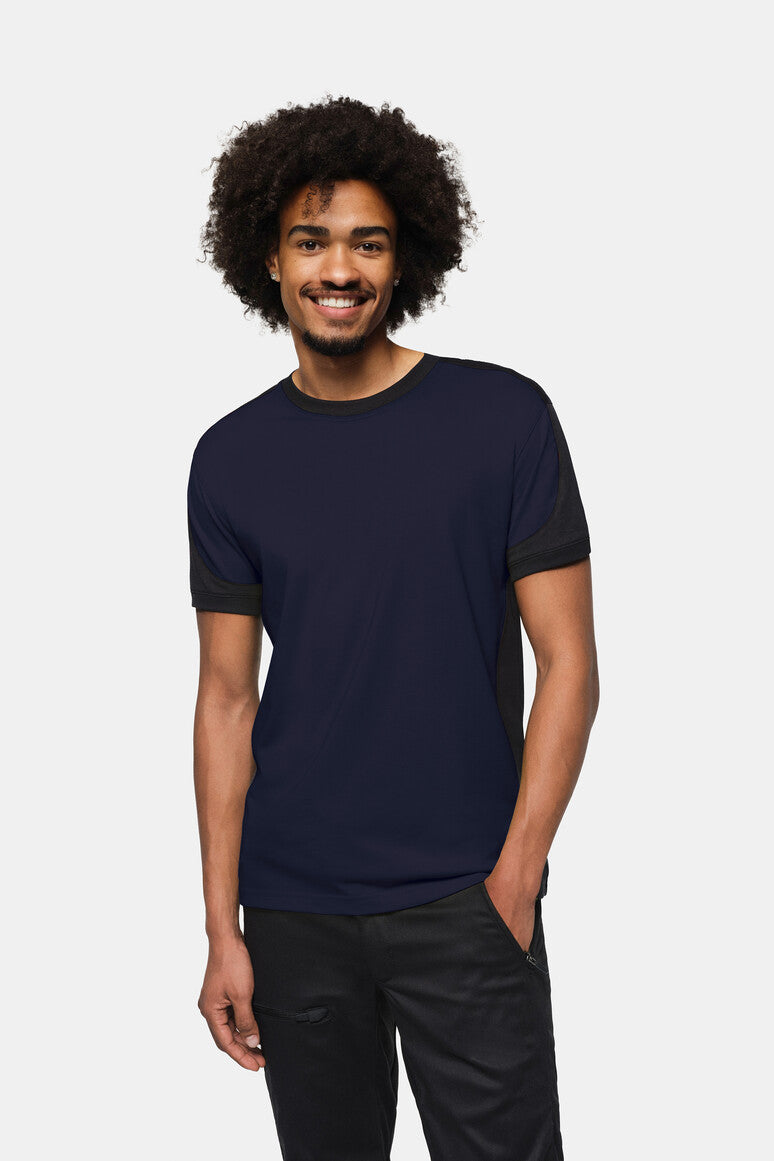 HAKRO T-Shirt Contrast MIKRALINAR® ECO - Tinte/schwarz - 5