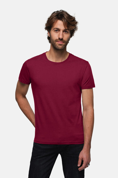HAKRO T-Shirt Bio-Baumwolle - Weinrot - 5