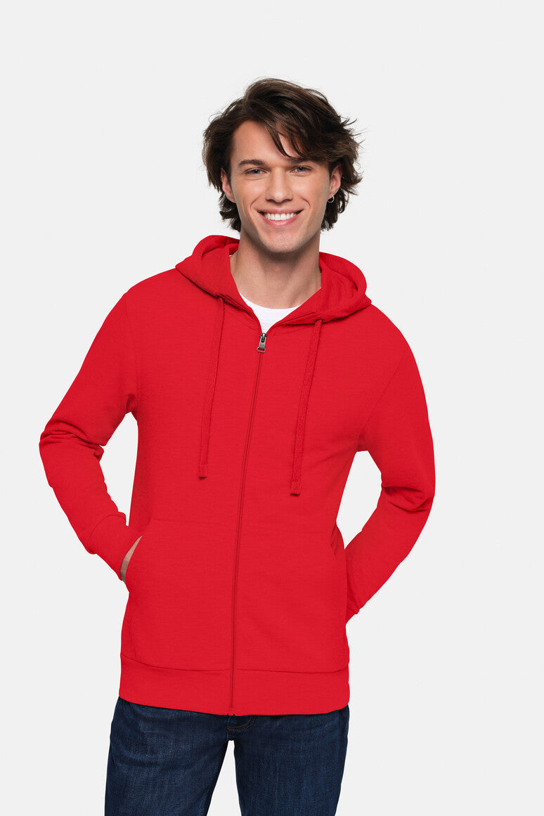 HAKRO Kapuzen-Sweatjacke Premium - Rot - 5