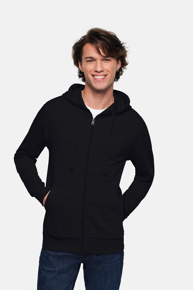 HAKRO Kapuzen-Sweatjacke Premium - Schwarz - 5