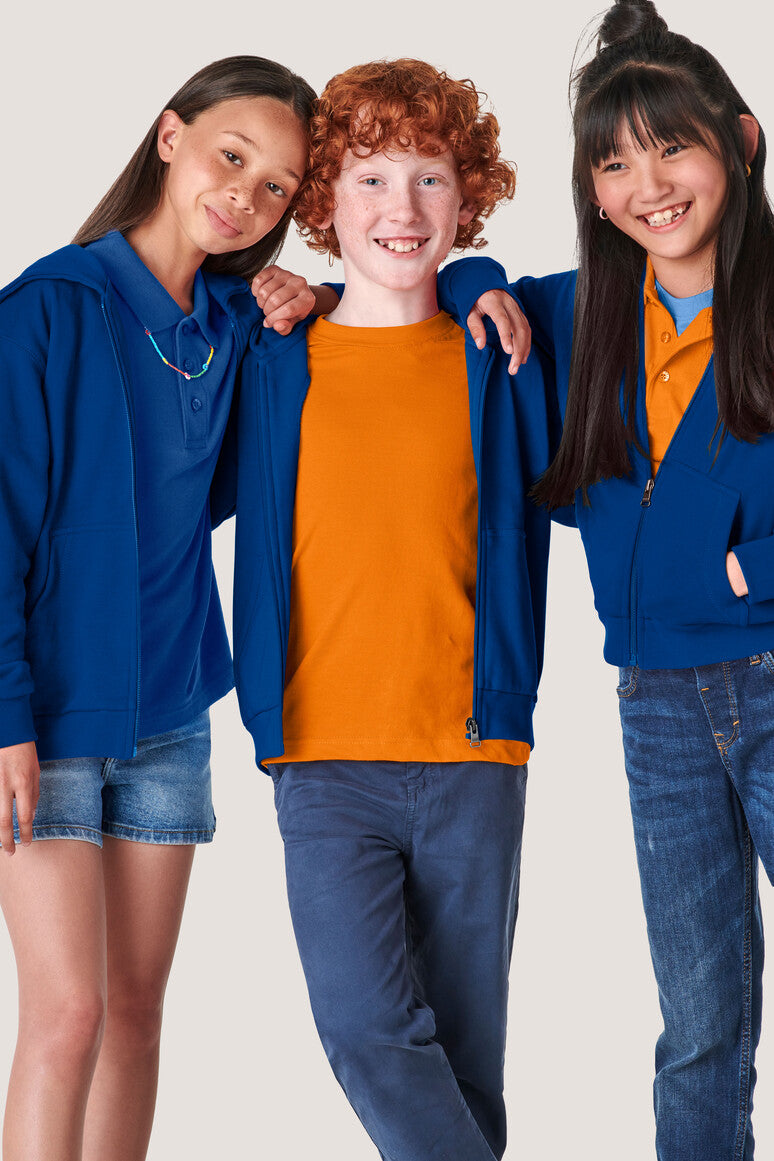 HAKRO Kinder Kapuzen-Sweatjacke Premium - Royalblau - 5