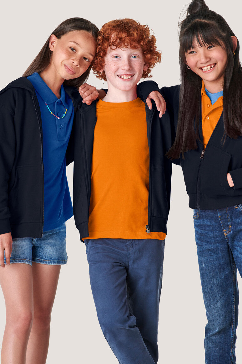 HAKRO Kinder Kapuzen-Sweatjacke Premium - Tinte - 5