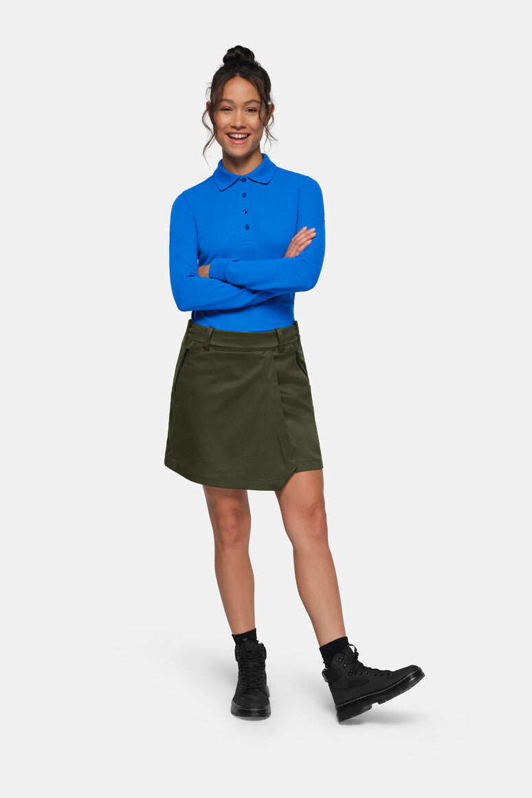 HAKRO Damen Performanceskort ECO - Olive - 5