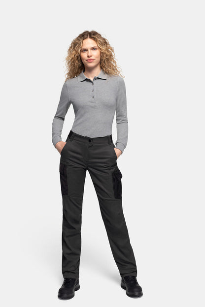 HAKRO Damen Worker-Performancehose ECO - Karbongrau - 5