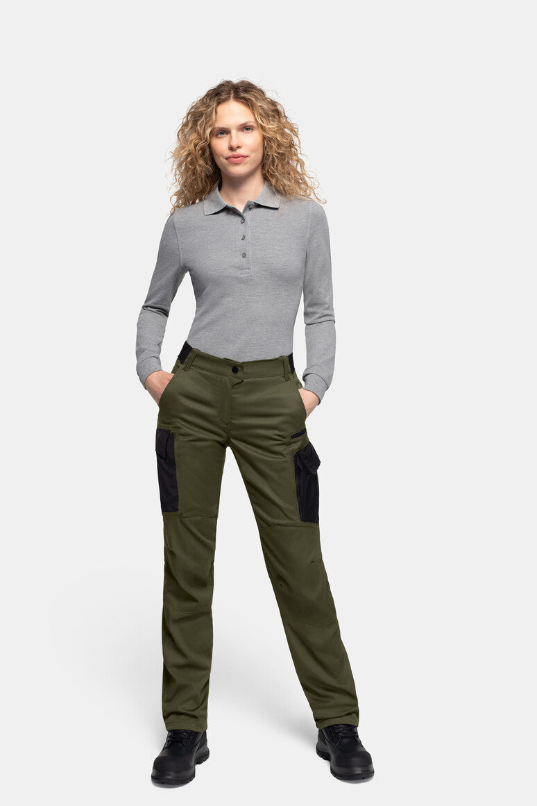 HAKRO Damen Worker-Performancehose ECO - Olive - 5