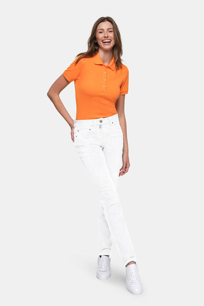 HAKRO Damen 5-Pocket-Jeanshose X-Stretch ECO - Weiß - 5