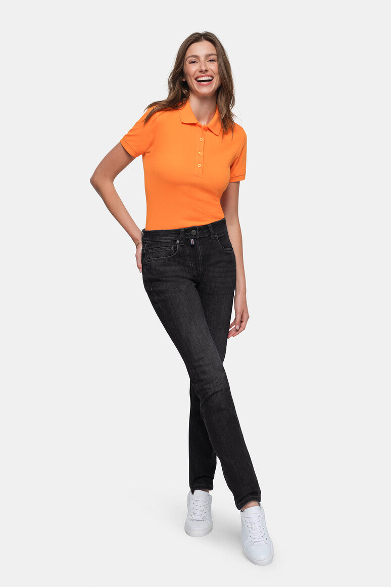 HAKRO Damen 5-Pocket-Jeanshose X-Stretch ECO - Schwarz - 5