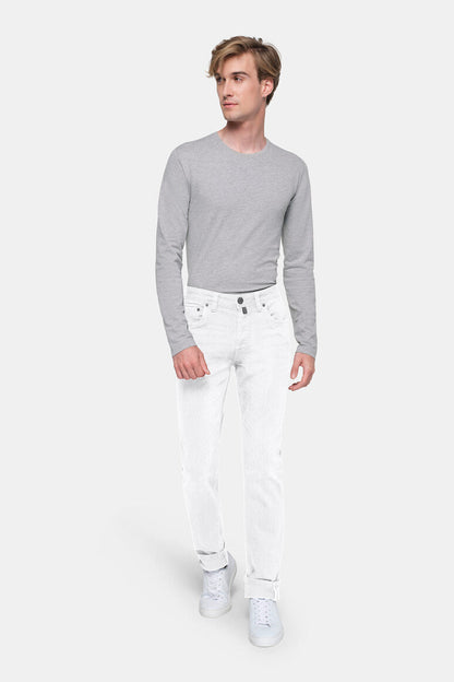 HAKRO 5-Pocket-Jeanshose X-Stretch ECO - Weiß - 5