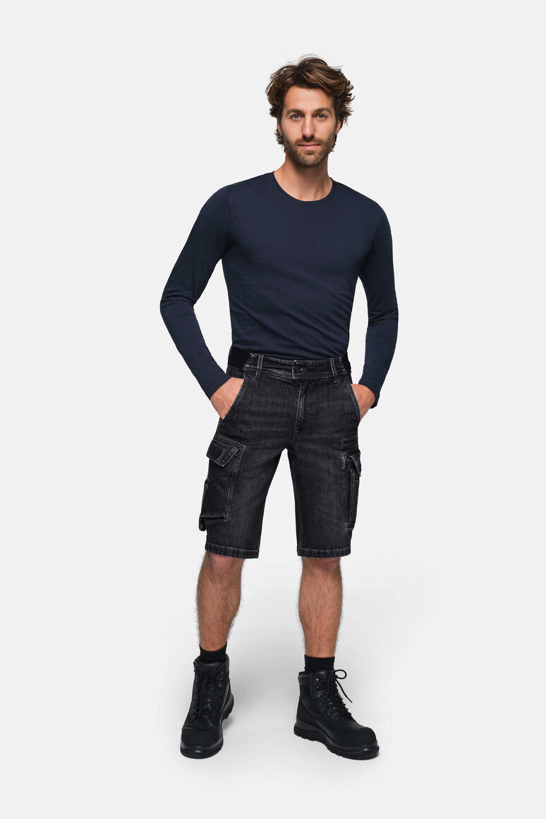 HAKRO Worker-Jeansshorts Dyneema® X-Stretch ECO - Schwarz - 5