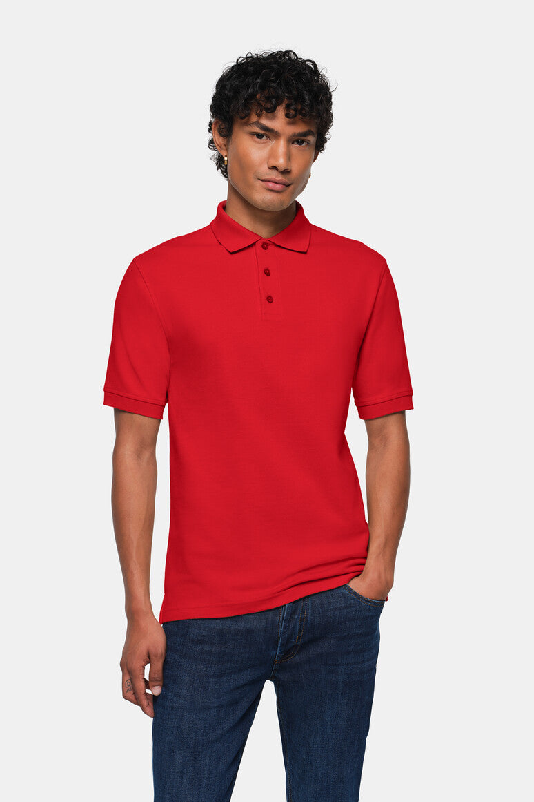 HAKRO Poloshirt Top - Rot - 5