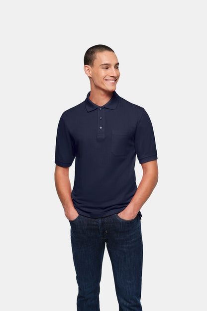 HAKRO Pocket-Poloshirt Top - Tinte - 5