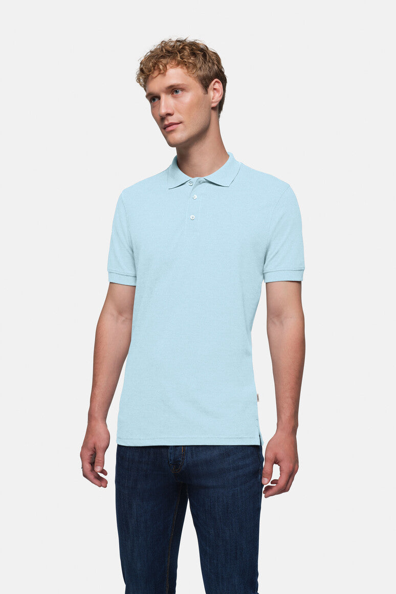 HAKRO Poloshirt Classic - Eisblau - 5