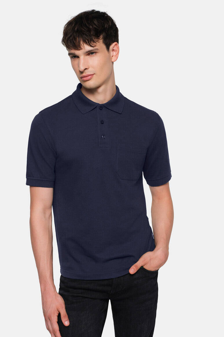 HAKRO Pocket-Poloshirt MIKRALINAR® - Tinte - 6