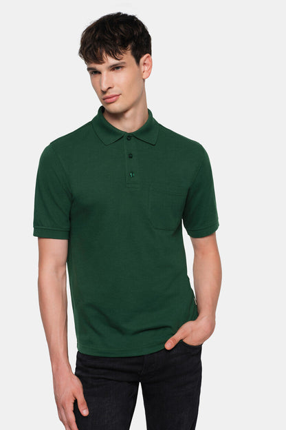 HAKRO Pocket-Poloshirt MIKRALINAR® - Tanne - 6
