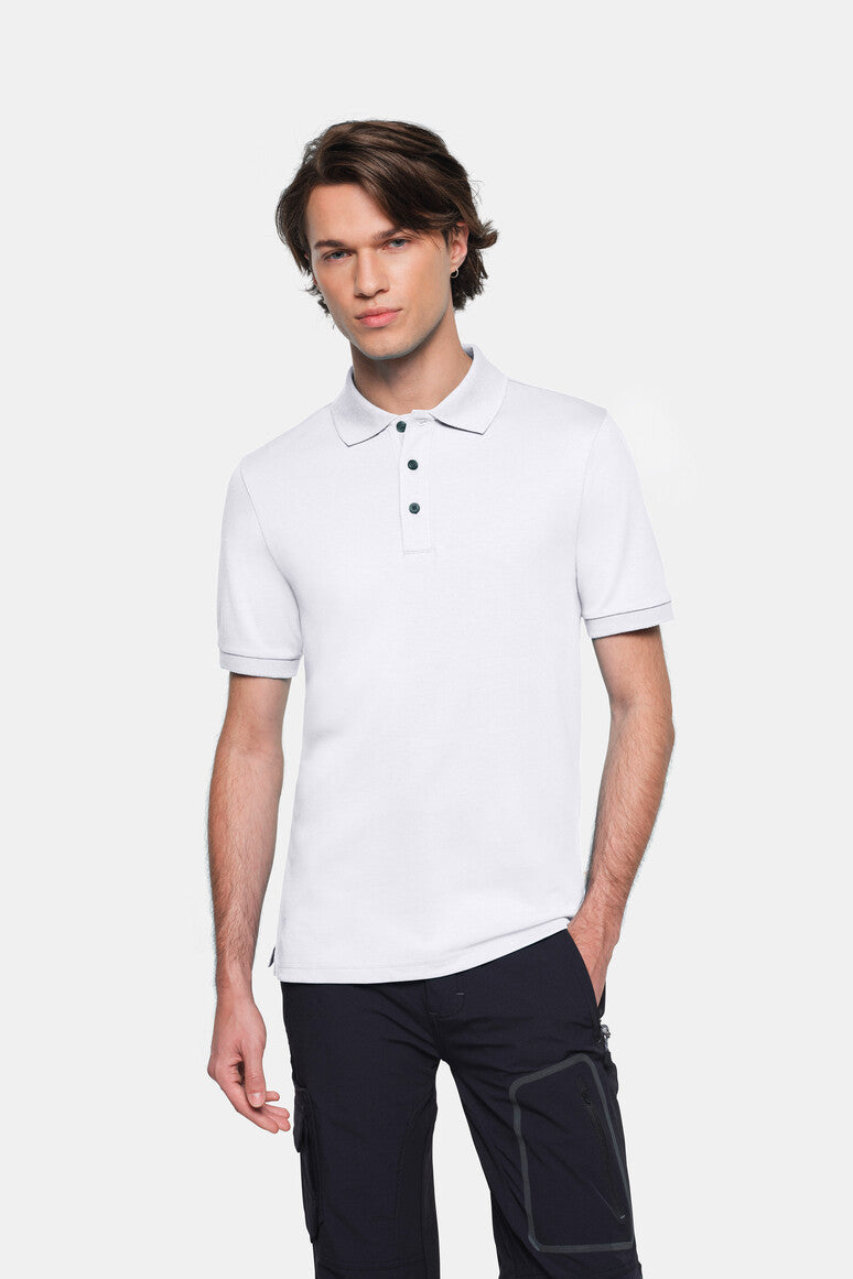 HAKRO COTTON TEC® Poloshirt - Weiß - 5