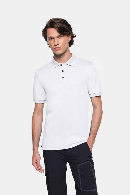 HAKRO COTTON TEC® Poloshirt - Weiß - 5