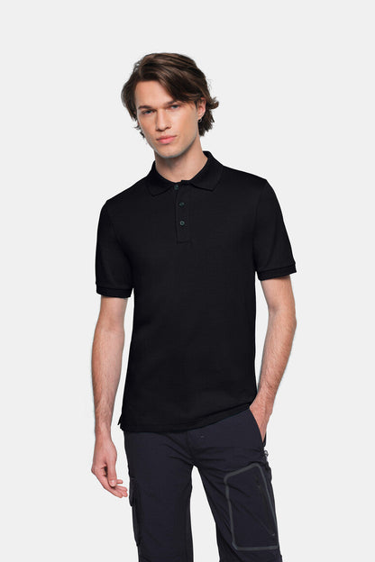 HAKRO COTTON TEC® Poloshirt - Schwarz - 5