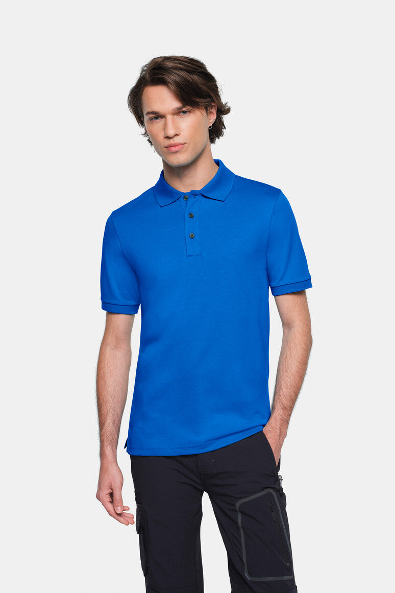 HAKRO COTTON TEC® Poloshirt - Royalblau - 5