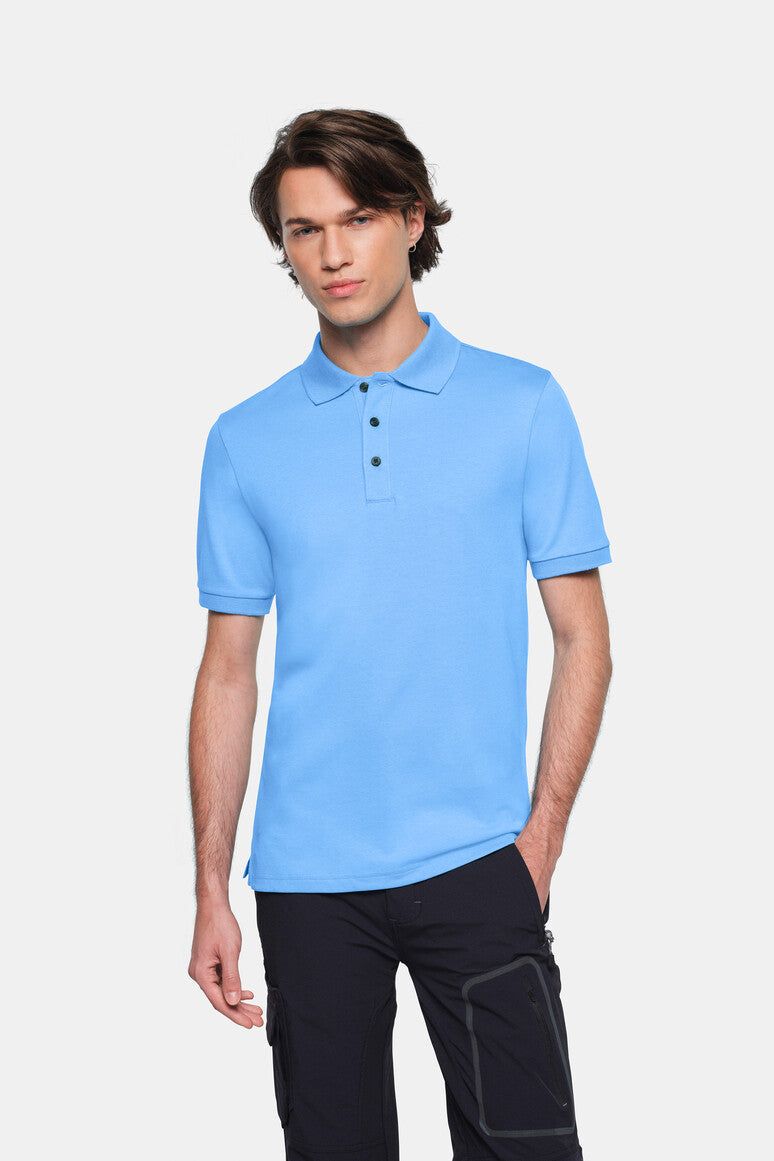 HAKRO COTTON TEC® Poloshirt - Malibublau - 5