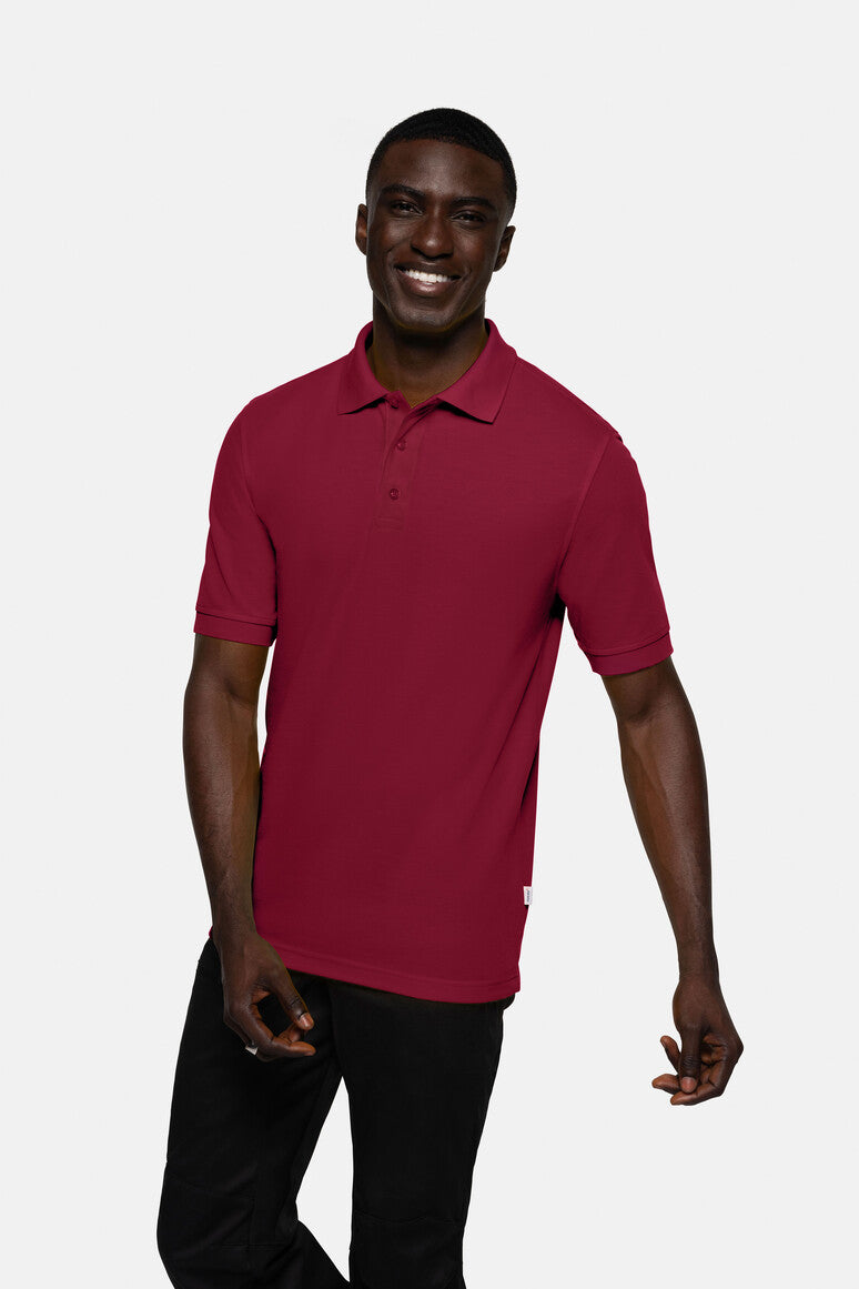 HAKRO Poloshirt MIKRALINAR® - Weinrot - 5