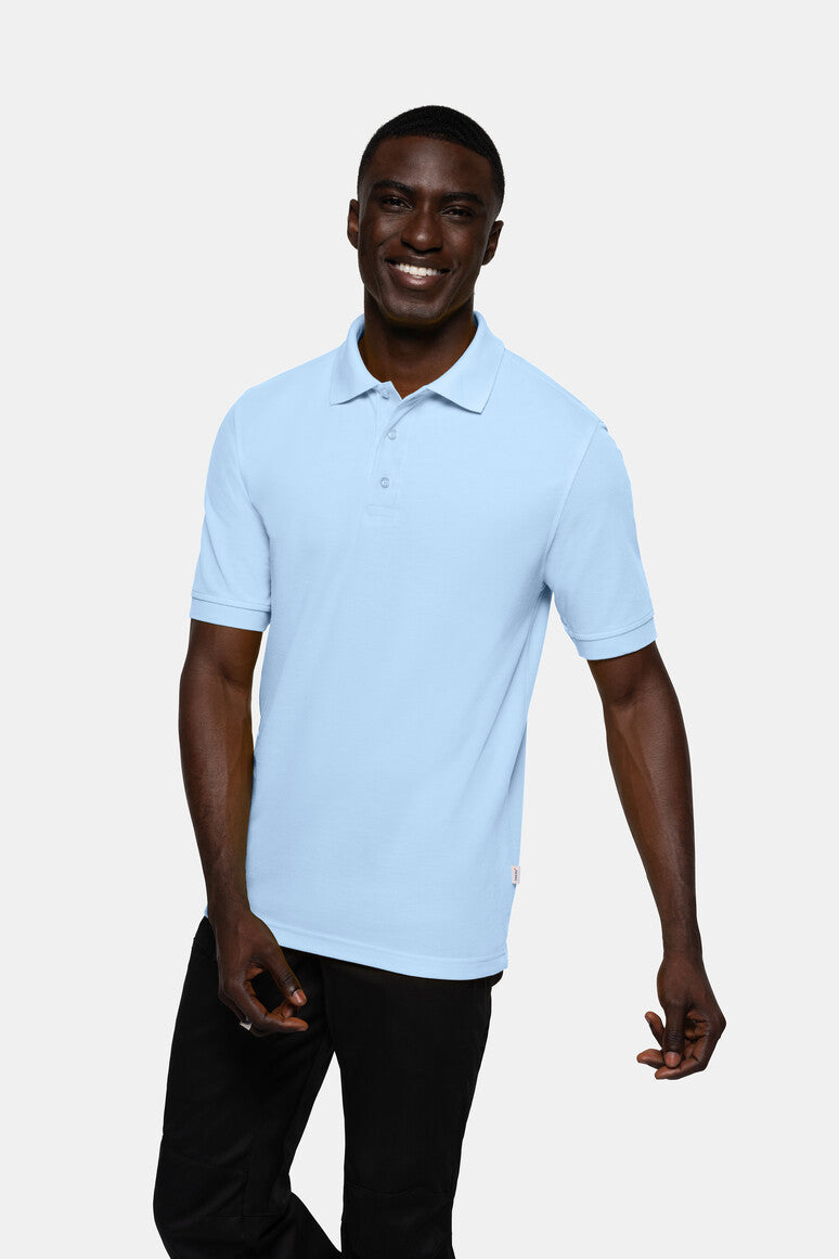 HAKRO Poloshirt MIKRALINAR® - Eisblau - 5