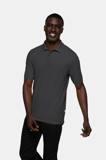 HAKRO Poloshirt MIKRALINAR® - Karbongrau - 5