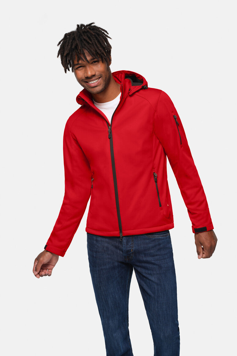 HAKRO Softshelljacke - Rot - 5