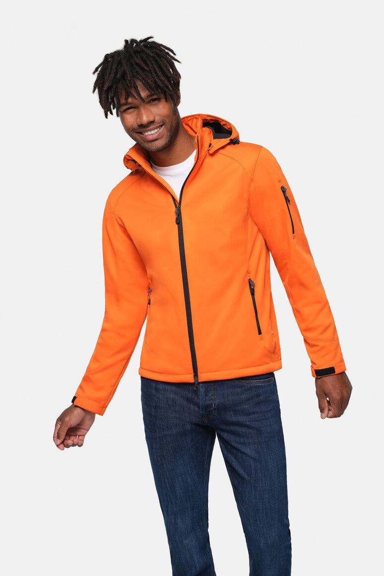 HAKRO Softshelljacke - Orange - 5