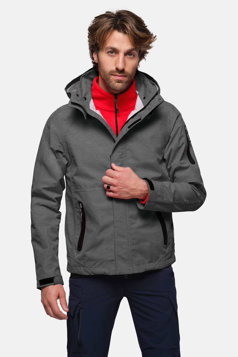 HAKRO Activejacke - Dunkelgrau meliert - 5