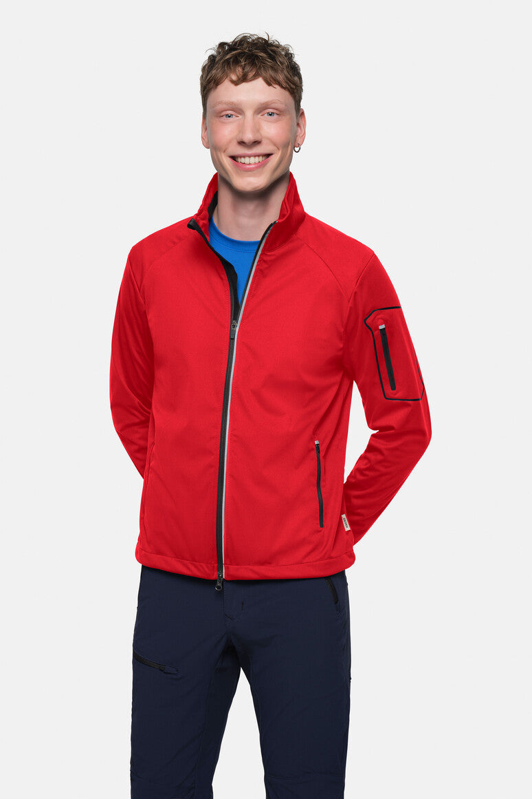 HAKRO Light-Softshelljacke - Rot - 5