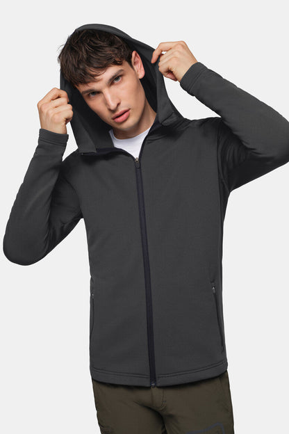 HAKRO Kapuzen-Tecjacke ECO - Karbongrau - 5
