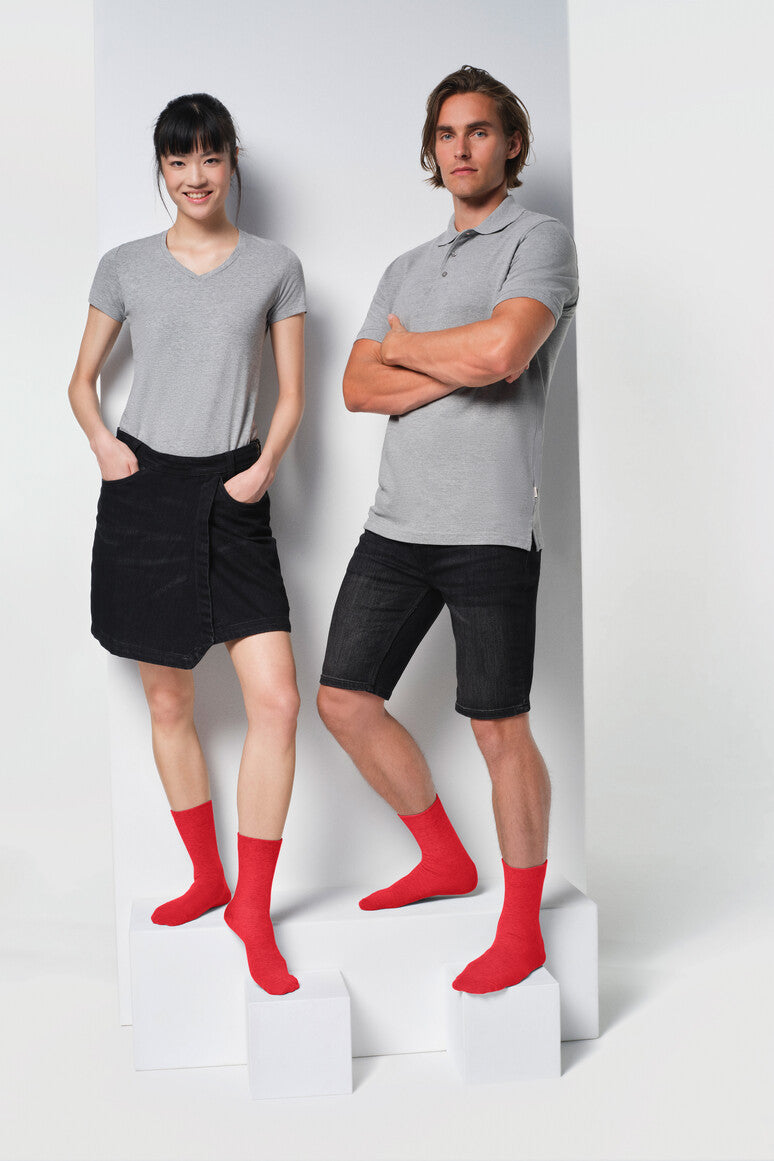 HAKRO Socken Essentials - Rot - 5