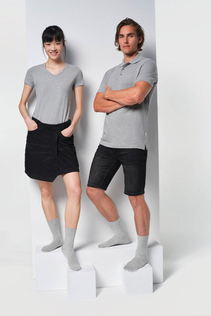 HAKRO Socken Essentials - Grau meliert - 5