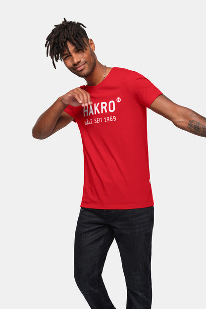 HAKRO T-Shirt Logo - Rot - 2